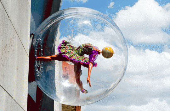 'Globe Head Ballerina' by Yinka Shonibare