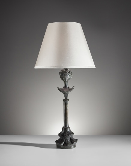 Alberto Giacometti - Tête de femme table lamp, designed 1934, cast later