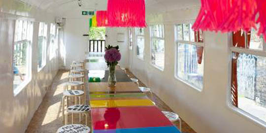 Deptford Project café - Morag Myerscough