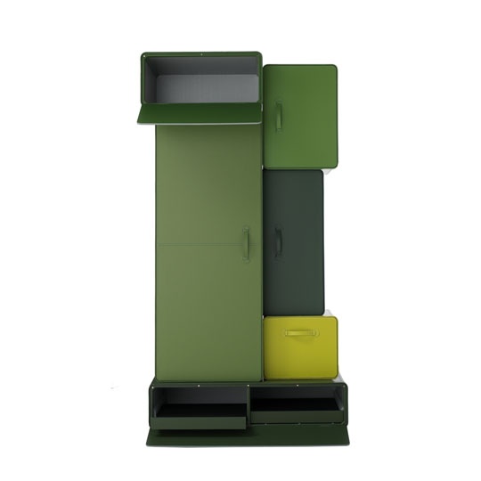 “Valises” wardrobe by Maarten De Ceulaer designed for Casamania