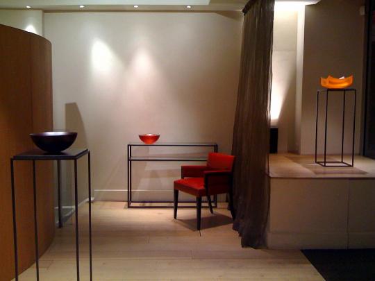 František Vízner's Cut Glass Bowls  at Rabih Hage Gallery