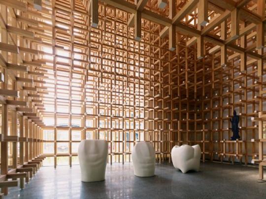 KENGO KUMA, GC Prostho Museum Research Center, Torii Matsu Machi, Aichi, Japan