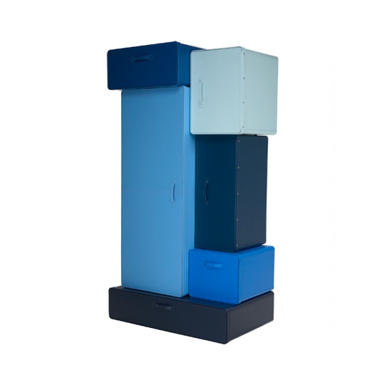 “Valises” wardrobe by Maarten De Ceulaer designed for Casamania