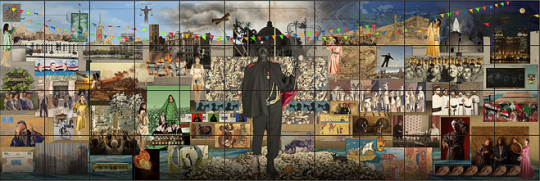 Hala Elkoussy The Myths & Legends Room: The Mural 2010