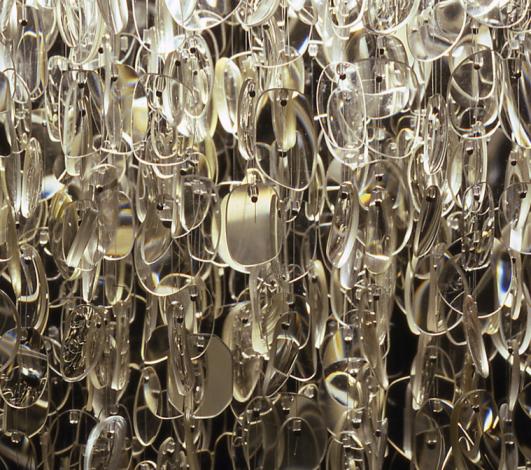 STUART HAYGARTH | OPTICAL CHANDELIER CLEAR (SMALL) [Image Courtesy of Carpenters Workshop Gallery]