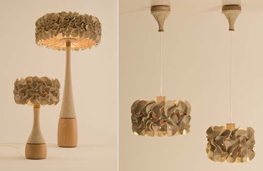 Porcini Lamp Range by Memaké