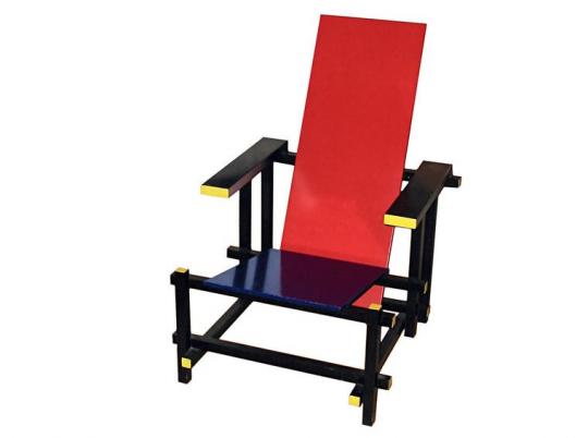Red and Blue Rietveld chair