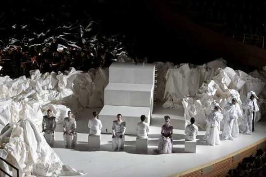 Frank Gehry's set for LA Philharmonic performance of Mozart’s Don Giovanni