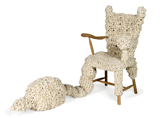 Jurgen Bey Knitted Chair - Pierre Bergé & associés