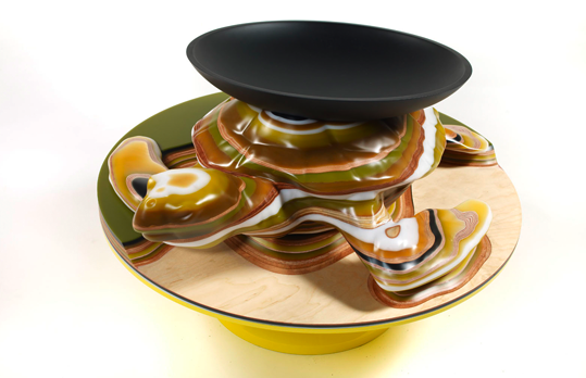 Table Basse Totue by Hella Jongerius – ©Fabrice GOUSSET COURTESY GALERIE KREO