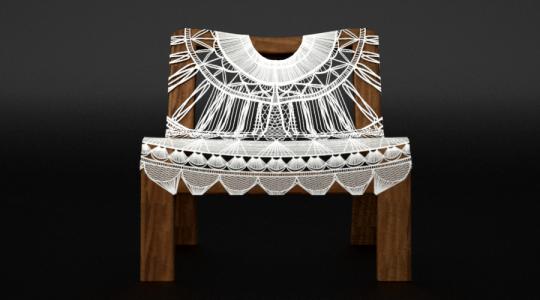 Doily Chair by Tara Murray