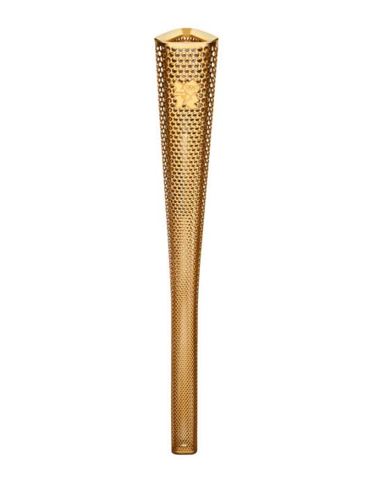 London 2012 Olympic Torch designed by BarberOsgerby added by Deyan Sudjic [image: Courtesy of the Design Museum]