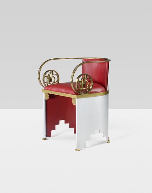 WALTER VON NESSEN Important and rare chair from the International Exposition of Art and Industry estimate: $200,000–300,000 