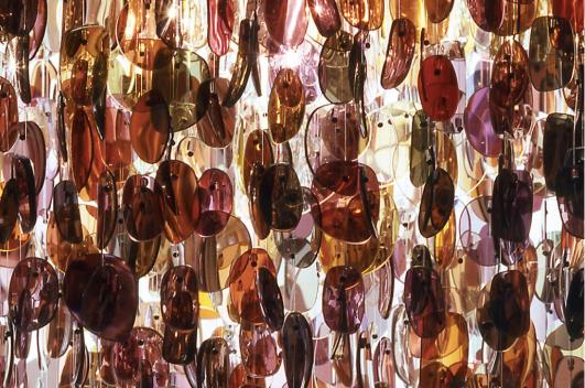 STUART HAYGARTH | OPTICAL CHANDELIER TINTED (SMALL) [Image Courtesy of Carpenters Workshop Gallery]