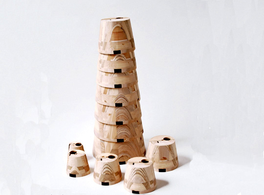 Patchwork Pendant Lamps by Amy Hunting 2008