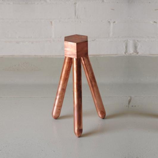 Jonathan Muecke, Step Stool, 2011 Copper Open series Courtesy Volume Gallery, Chicago Photography by Cranbrook Academy of Art