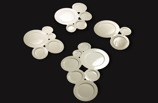 Gourmet presentation tray by Jean Marc Gady, Gallery R'Pure NY