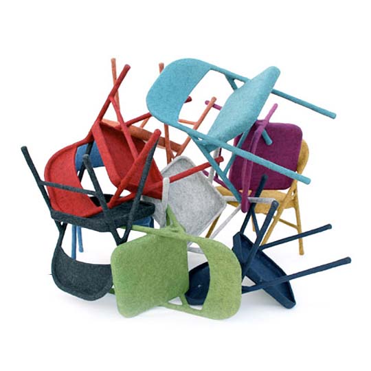 Felt Chairs by Tanya Aguiñiga