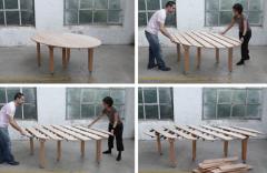Expandable Ellipse Table by Peter Marigold