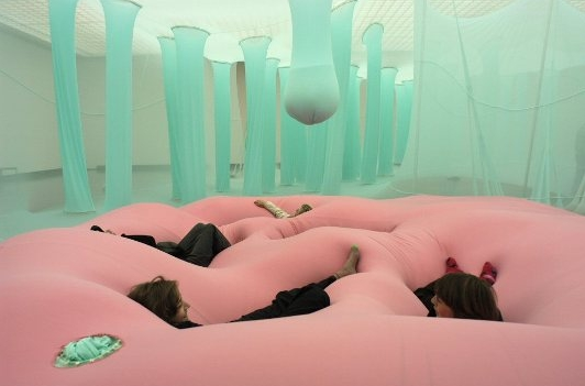 Installation by Ernesto Neto for "New Décor" at the Hayward Gallery, London, 2010