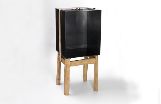 Welded Carbon Steel Cabinet by Simon Hasan - Vauxhall Collective Commission 2009