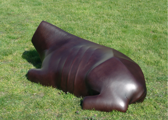 "Waitraud" Cow-Bench by Julia Lohmann 2004. Fund for the Twenty-First Century ©2008 The Museum of Modern Art